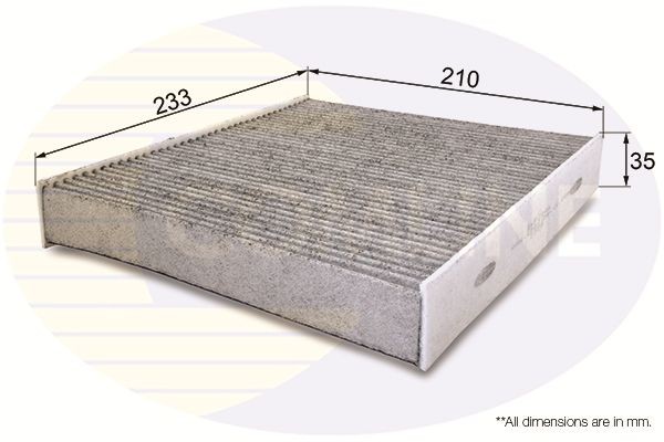 COMLINE EKF214A: Pollenfilter Aktivkulfilter