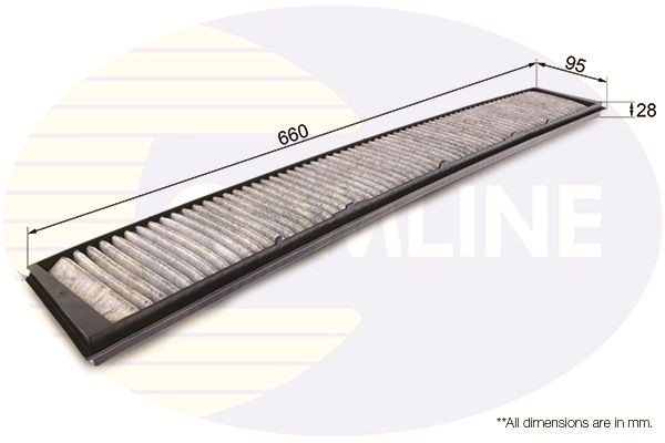 COMLINE EKF255A: Filter, salongiõhk Aktiivsöefilter