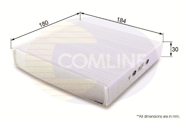 COMLINE EKF257: Interieurfilter pollenfilter