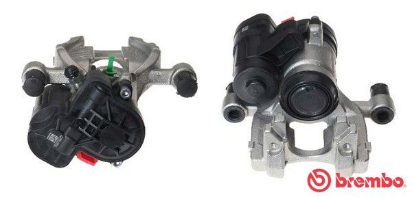 BREMBO Essential F 85 340 Bremssattel ESSENTIAL LINE - With EPB vor der Achse, Hinterachse links