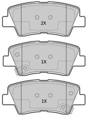FREMAX FBP-1867: Bromsbelägg