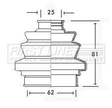FIRST LINE FCB2196: Asmanchetten set Met bellen