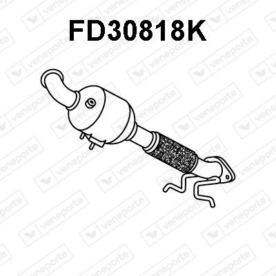 VENEPORTE FD30818K: Katalüsaator koos osadega