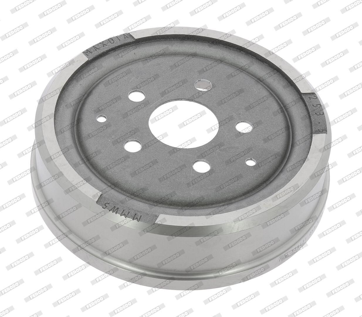 FERODO FDR329131: Спирачен барабан 252mm, 286mm, без сензорен пръстен за ABS, без колесен лагер, PREMIER
