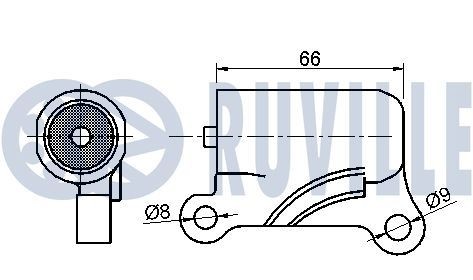 RUVILLE 55818: Spannrolle, Zahnriemen