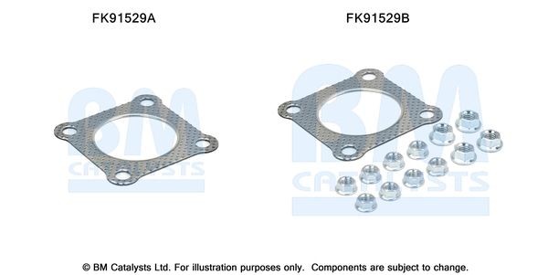 BM CATALYSTS FK91529: Montaažikomplekt, Katalüsaator