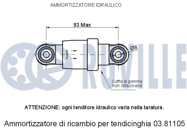 RUVILLE 5703470: Kit de correa de distribución usable en vehículos con corriente de carga de alternador: 153