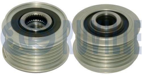 RUVILLE 58800: Rolo tensor, correia trapezoidal estriada Ø: 74,0mm, Ø: 74,00mm