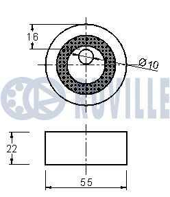 RUVILLE 936805: Bras de suspension Tôle d'acier, avec rotule de suspension