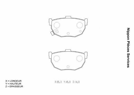 NPS H361I02: Remblokken Achteras