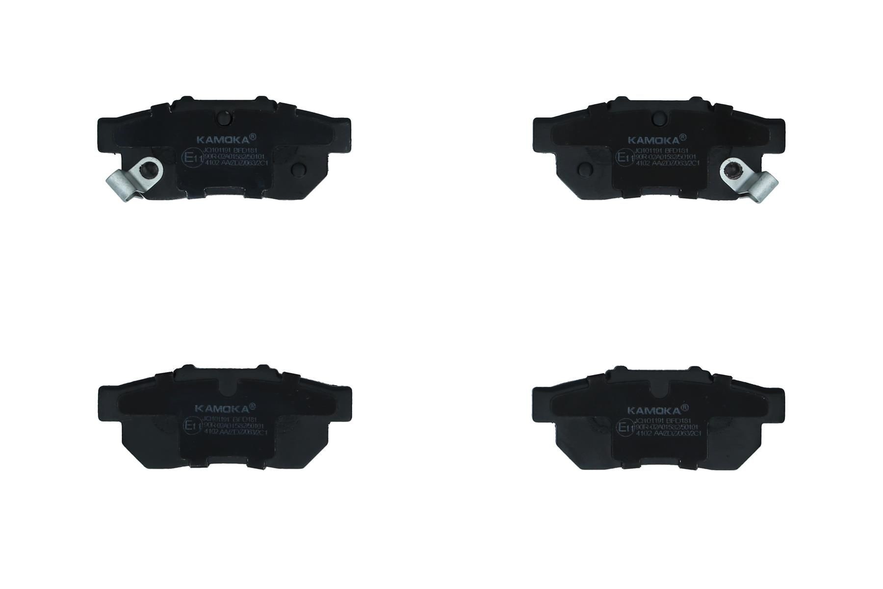 KAMOKA JQ101191: Bromsbelägg Bakaxel