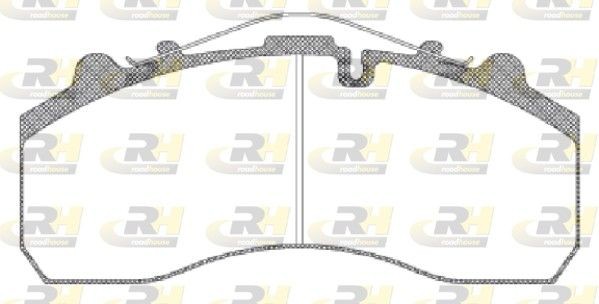 ROADHOUSE JSX 2637.00: Bromsbelägg framaxel