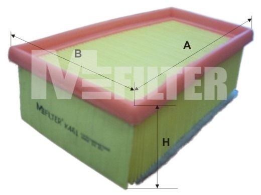 MFILTER K 461: Vzduchový filter
