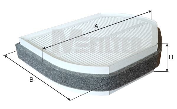 MFILTER K 9032: Innenraumfilter Pollenfilter