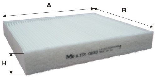 MFILTER K 9069: Interieurfilter pollenfilter