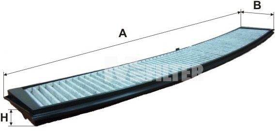 MFILTER K 939C: Филтър купе активен въглен, поленов филтър, с ефект улавяне на миризми