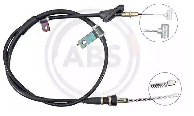 A.B.S. K14094: Handbremsseil 1545mm, 1545mm