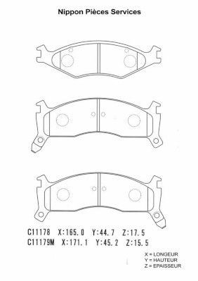 NPS K360A02: Remblokken Vooras