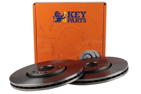 KEY PARTS KBD4105: Bremsscheibe Ø: 288mm, Belüftet, Ø: 288mm, unbeschichtet