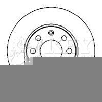 KEY PARTS KBD4258: Bremžu diski Ø: 240mm, pilnīgi, Ø: 240mm, bez pārklājuma