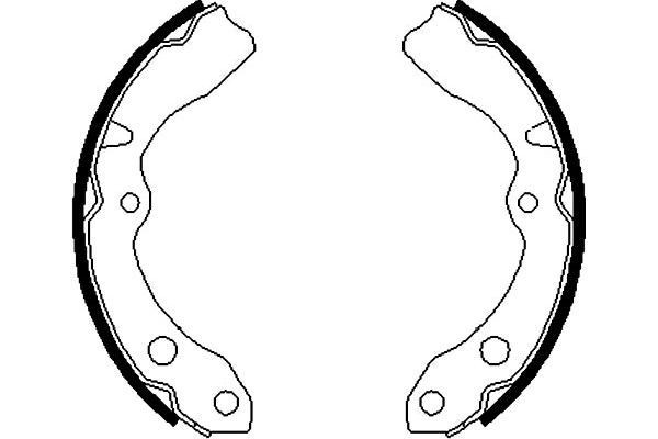 KAVO PARTS KBS-1911: Jeu de mâchoires de frein