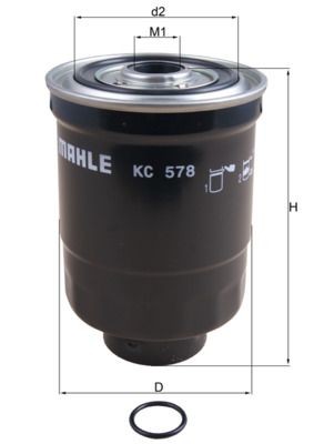 MAHLE KC 578D: Brandstoffilter