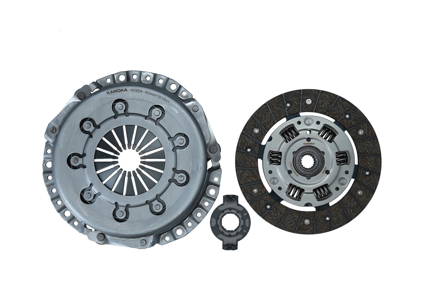 KAMOKA KC204: Kopplingssats med tryckplatta, med utrampningslager, med lamell