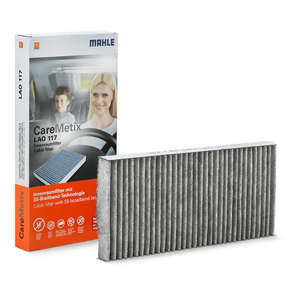 MAHLE LAO 117: Pollenfilter Aktivkulfilter, med antiallergisk virkning, med antibakteriel virkning, CST4624