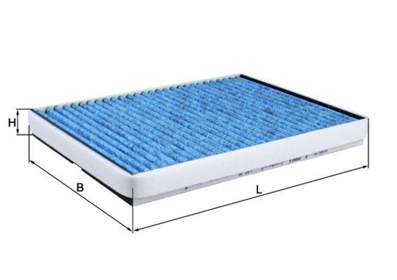 KNECHT LAO 75: Interieurfilter Carbon filter, Met anti-allergische werking, Met antibacteriële werking, CareMetix®