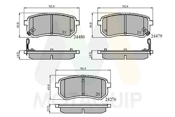 MOTAQUIP LVXL1272: Bremžu kluči