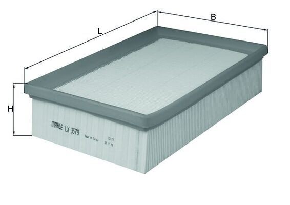 MAHLE LX 3579: Luftfilter