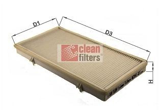 CLEAN FILTER NC2141: Interieurfilter Filter insert