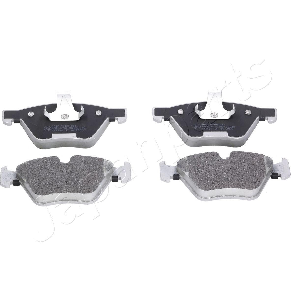 JAPANPARTS PA-0048AF: Bromsbelägg framaxel