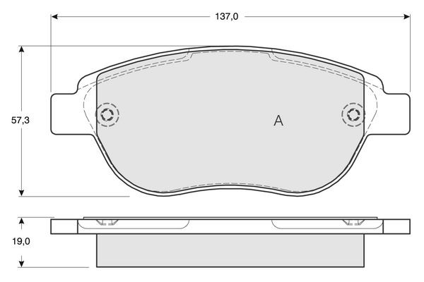 PROCODIS FRANCE PF1342: Bremžu kluči ar piederumiem, ar bremžu suportu skrūvēm