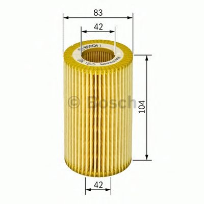 BOSCH 1 457 429 102: Oliefilter
