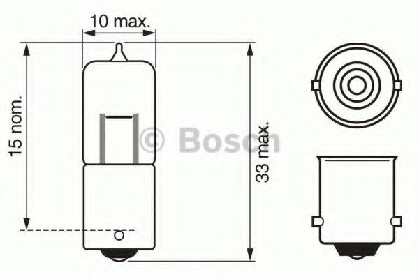 BOSCH 1 987 302 245 Glühlampe