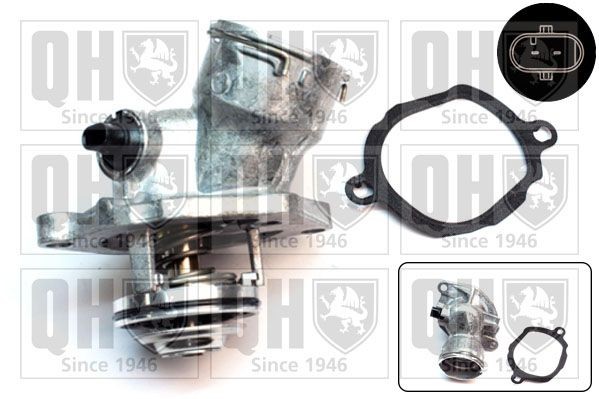 QUINTON HAZELL QTH691K: Termosztát, hűtőfolyadék 100°C, Tömítéssel