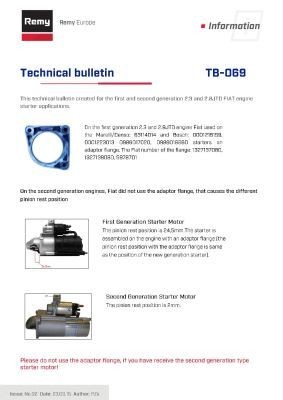 DELCO REMY RAS39071: Starter Pumps 2,3kW