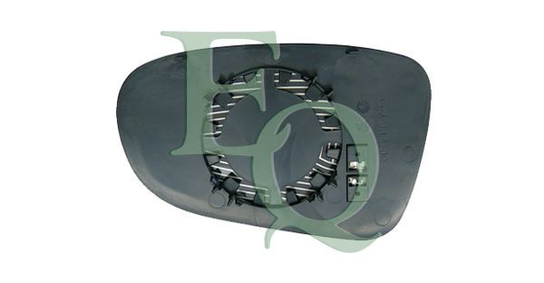 EQUAL QUALITY RD01180: Spoguļstikls, Ārējais atpakaļskata spogulis pa labi