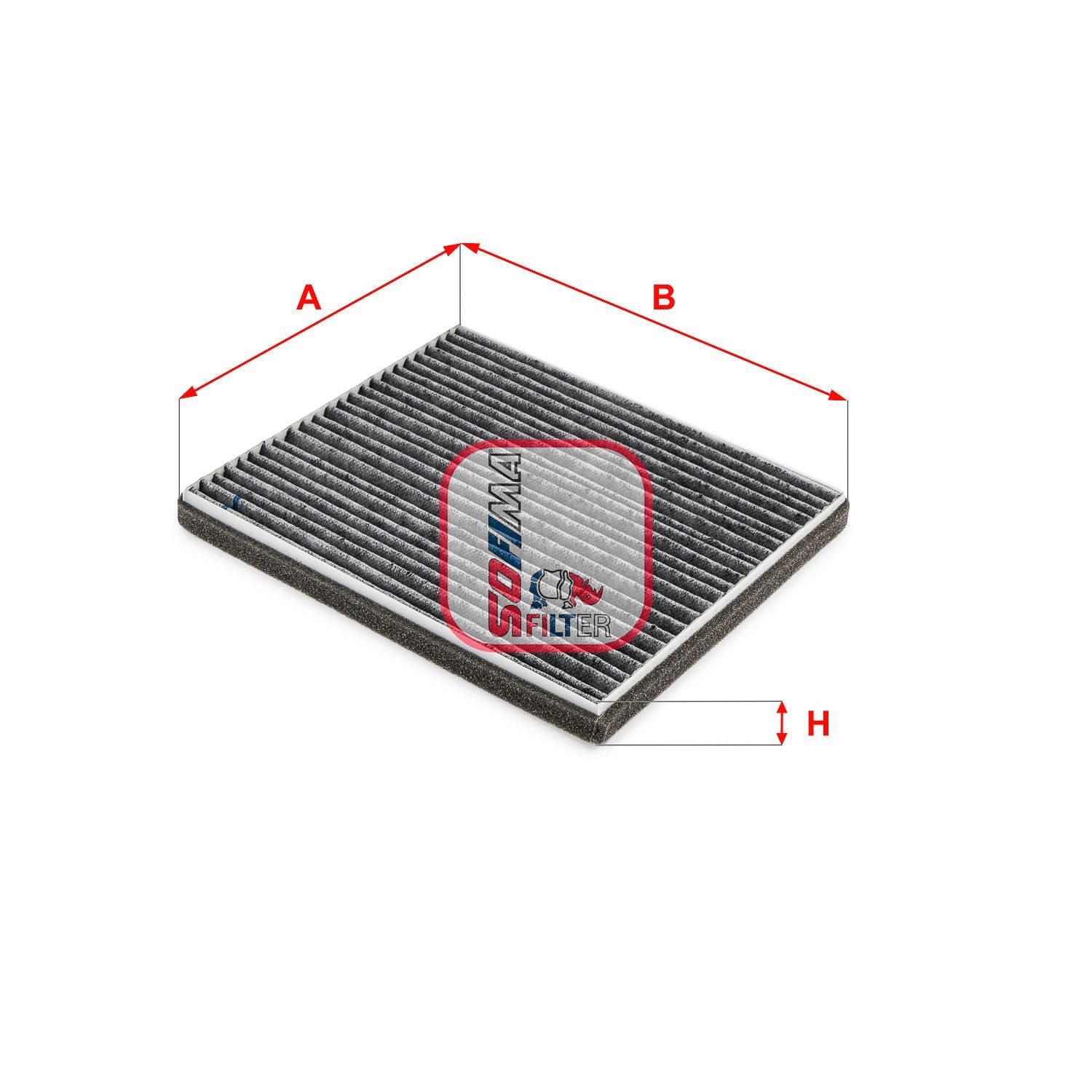 SOFIMA S 4264 CA: Interieurfilter Carbon filter