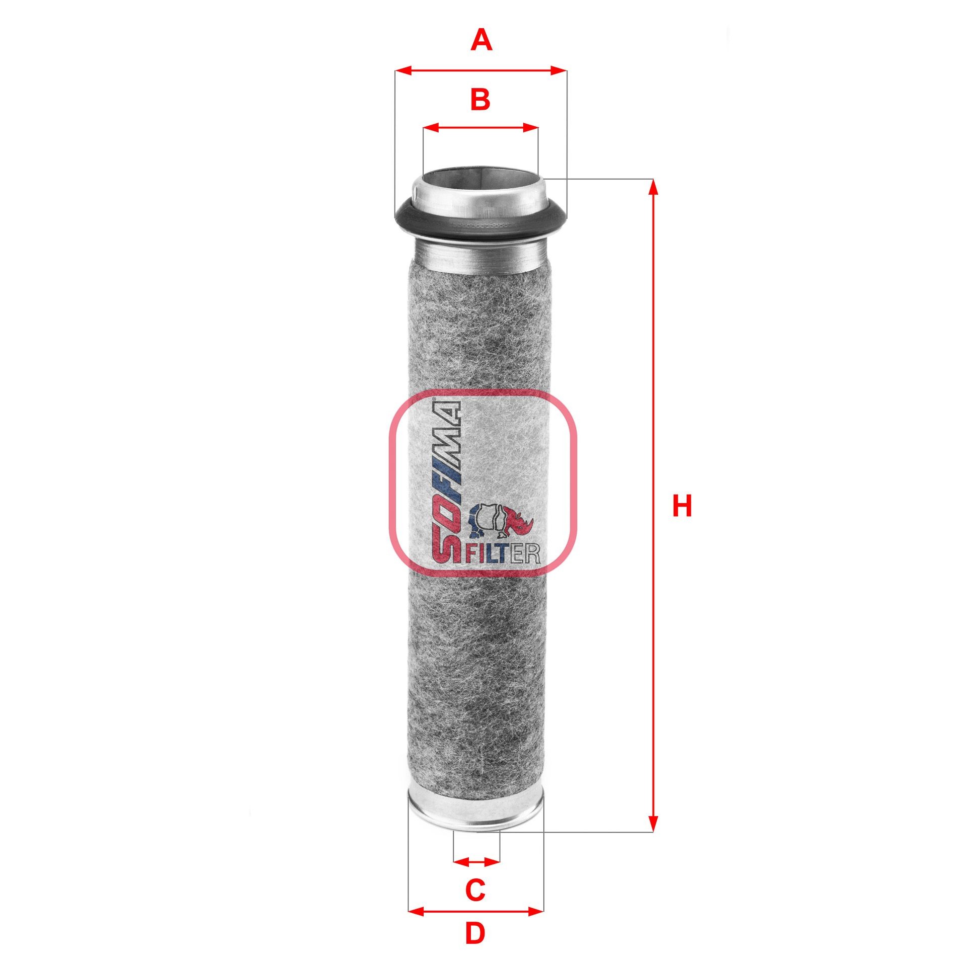 SOFIMA S 7166 A: Filtre à air