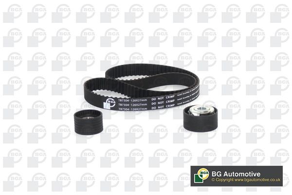 BGA TB7304K: Jogo de correias dentadas N.º dentes: 126, 1200, 1200,2mm