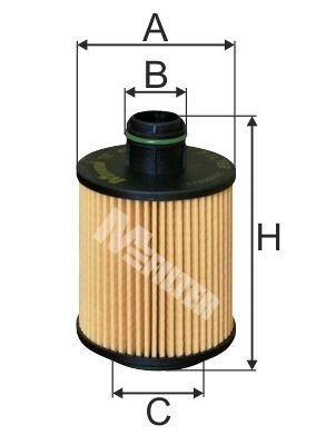MFILTER TE 4011: Oliefilter