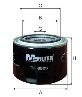 MFILTER TF 6523: Oliefilter