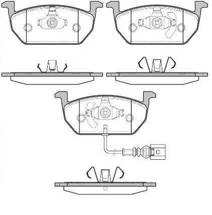 VAICO V10-4498: Klocki hamulcowe Oś przednia, Q+, original equipment manufacturer quality