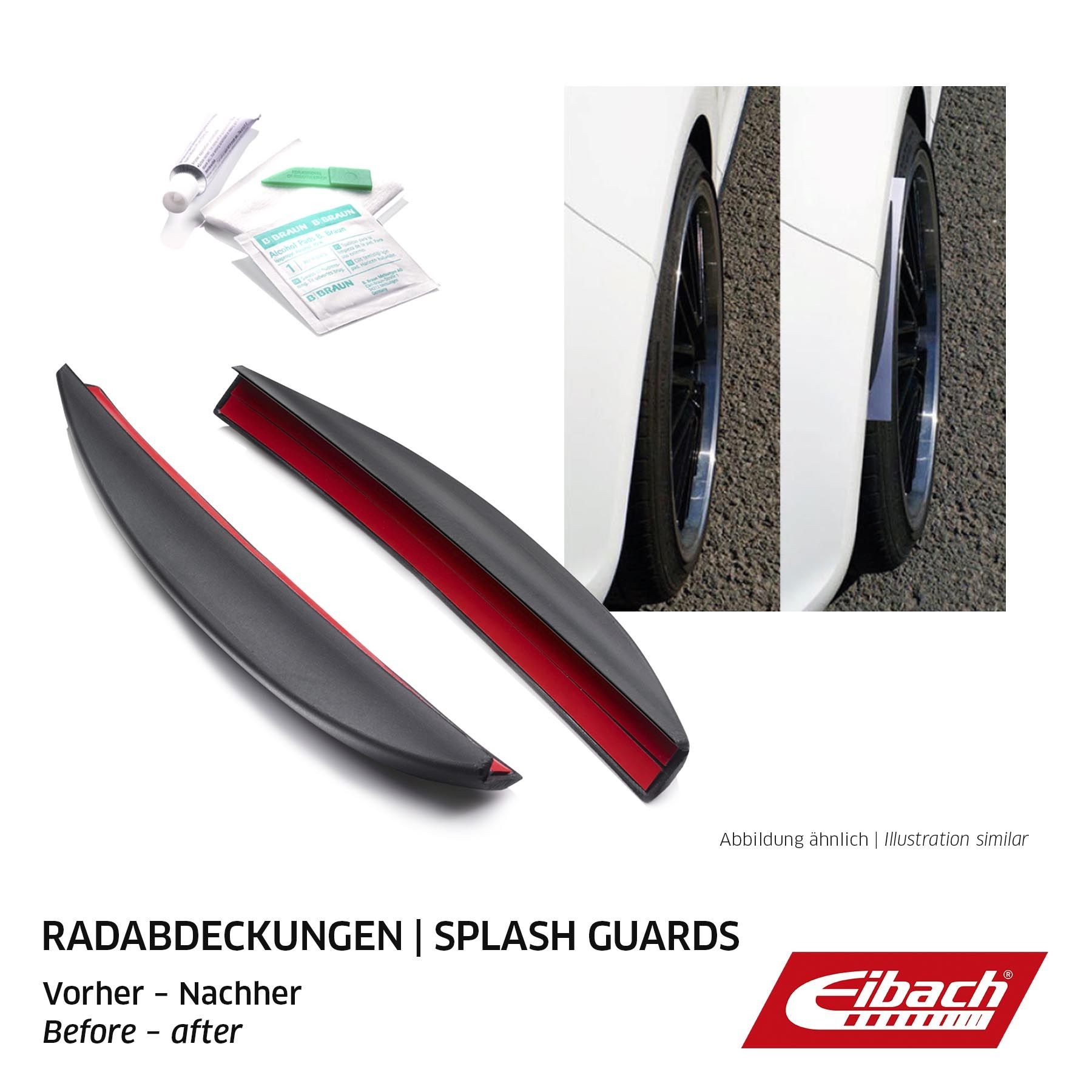 EIBACH VT540-L: Разширение, калник предна ос, задна ос, Eibach Pro-Spacer, Splash Guards