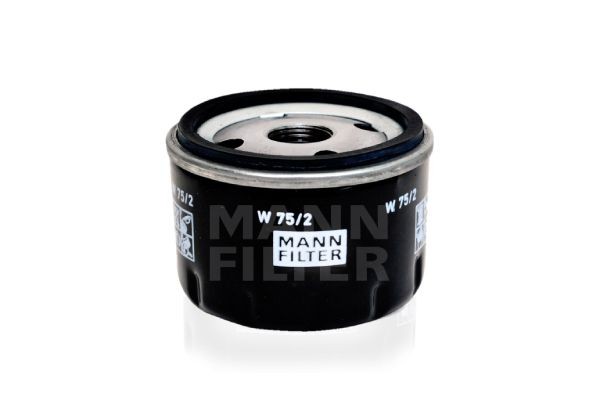 MANN-FILTER W 75/2: Oliefilter Met een terugloopbeveiligingskleppen