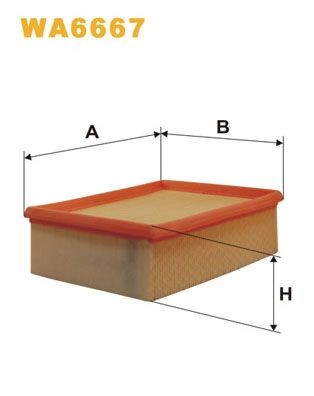 WIX FILTERS WA6667: Luchtfilter