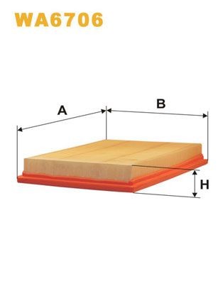 WIX FILTERS WA6706: Filtro de aire