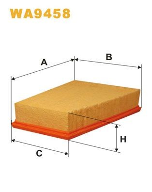 WIX FILTERS WA9458: Filtre à air